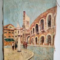 Quadro su tela Piazza Bra Verona 40 x 30