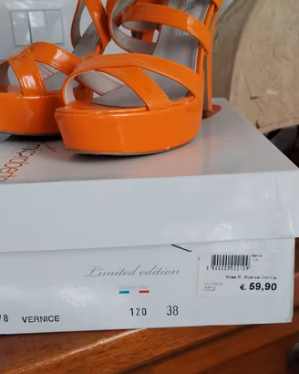Ottimi sandali Arancioni  n.38 limited edition 