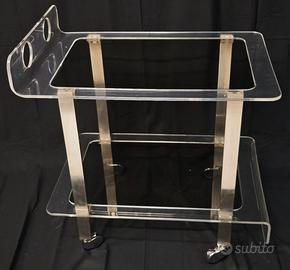 Carrello portavivande vintage – Da bar, Plexiglass