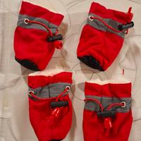 Scarpine impermeabili per cani di piccola taglia