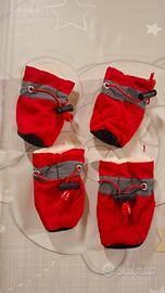 Scarpine impermeabili per cani di piccola taglia