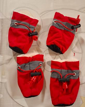 Scarpine impermeabili per cani di piccola taglia