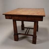 tavolo vintage di antiquariato, in legno massello