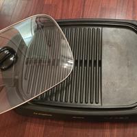 Griglia elettrica Ariete con coperchio in vetro 