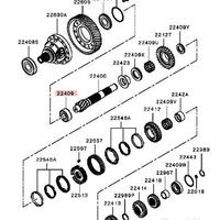 Bearing cuscinetto albero pignone Evo 2522A071