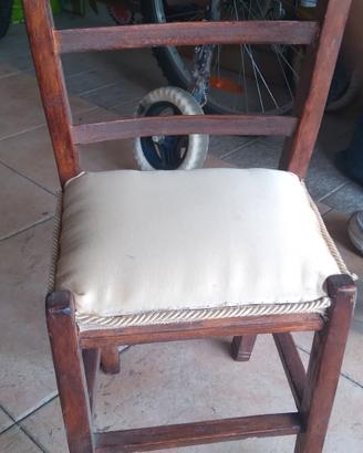 sedia in legno per bambini 