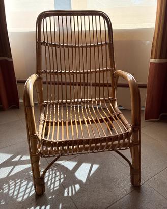 Poltroncina in vimini