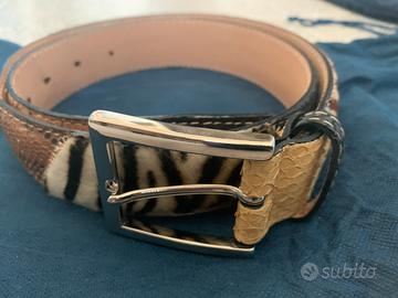 Cintura donna VERO PITONE e CAVALLINO