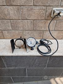 Faretto Ianiro nero con alette