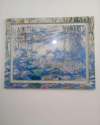 Le Ninfee Di Monet | Stampa su tela con cornice