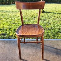 sedia vintage da bistrot 