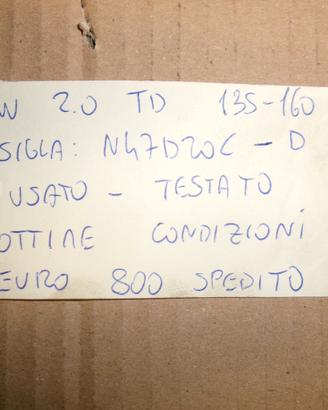 Monoblocco bmw 2.0 n47d20c/d