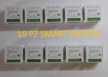 10 PZ INTERRUTTORE SMART SWITCH MINI WIFI Ewelink2