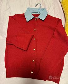 maglione rosso da donna