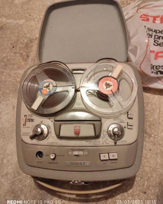 Riproduttore/registratore+microfono grundig anni 6