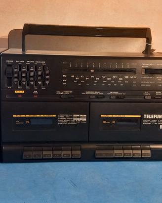 Radioregistratore doppia cassetta Telefunken