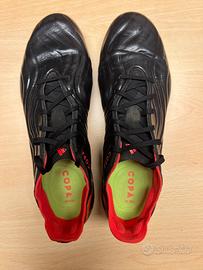 Adidas Copa Sense.1 FG pelle nero/rosso Taglia 45