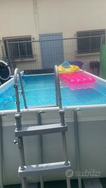 Piscina 4 x 2 alta 1 mt completa di pompa e filtro