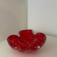 Ciotola in vetro di Murano con bolle