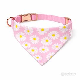 Bandana per cani floreale fatta a mano