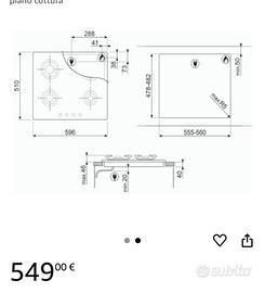 Piano cottura Smeg disegnato da Renzo Piano