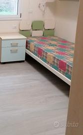 letto singolo laccato