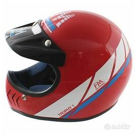 Casco epoca FM Fimez Trophy rosso
