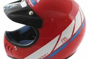 Casco epoca FM Fimez Trophy rosso