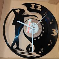 orologio da parete - disco in vinile