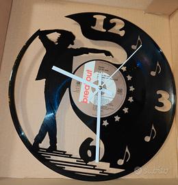 orologio da parete - disco in vinile