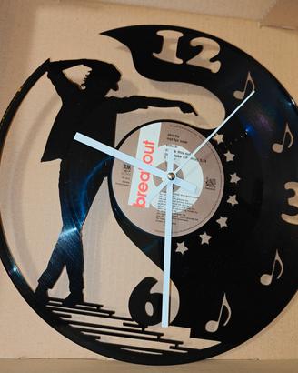 orologio da parete - disco in vinile