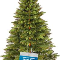 Albero di Natale 215cm 2,15m Base in Legno + Borsa