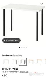 Tavolo - scrivania Ikea LINNMON ADILS