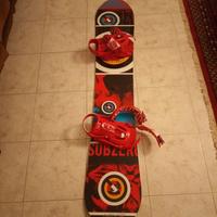 Tavola da snowboard nitro subzero+attacchi drake 