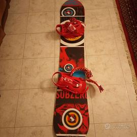 Tavola da snowboard nitro subzero+attacchi drake 