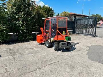 T41 Tagliaerba trattorino Husqvarna con fresa da n