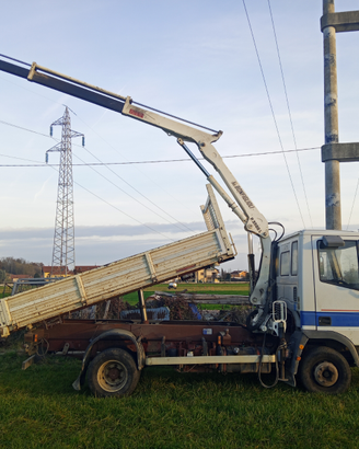 Camion Iveco 75 e 12 con gru