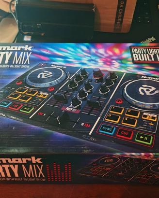 Numark Party Mix Controller DJ nero con luci 