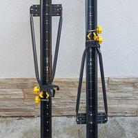 due porta biciclette per barre porta tutto auto