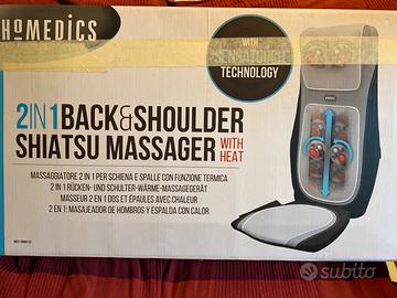 Massaggiatore shiatsu schiena spalle riscaldato