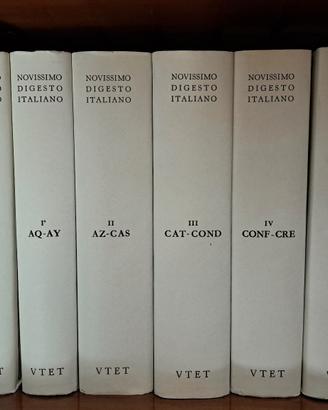 Novissimo Digesto Italiano - UTET