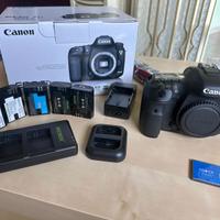 Canon EOS 7D Mk II 19k scatti, corpo + accessori