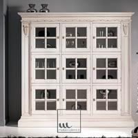 Vetrina Libreria bianco shabby chic