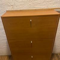Portascarpe.  Moniletto finto legno