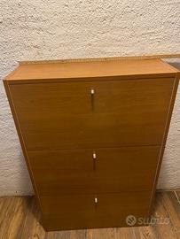 Portascarpe.  Moniletto finto legno