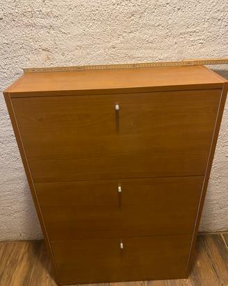 Portascarpe.  Moniletto finto legno