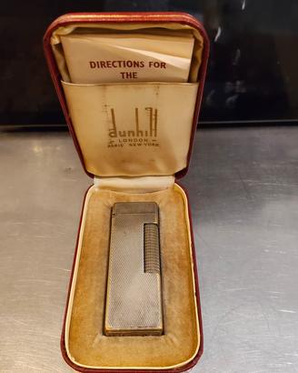 accendino Dunhill argentato anni 60
