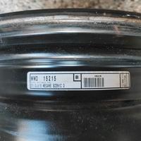 4 cerchi in ferro da 16" Renault 