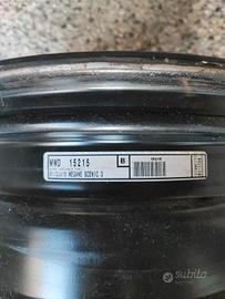 4 cerchi in ferro da 15" Renault 