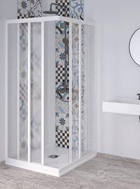 piatto doccia 90x90 + box  acril